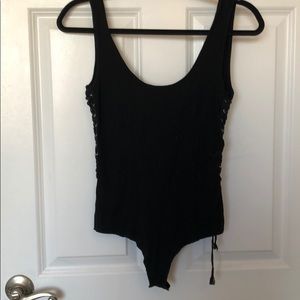 LF LACE UP SIDE BODYSUIT